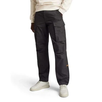 Bild av G STAR herr Core Regular Cargo Normal avsmalnande Byxor, Svart (Dk Black D24309 d387 6484), 30W / 32L