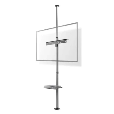 Bild av NEDIS TV fäste, golv till tak Stång 37 70 tum Max 30 kg 180 vridområde Höjd från 210 cm 270 Svart/Silver
