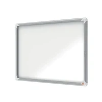 Bild av Nobo Låsbar Magnetisk Anslagstavla för Utomhusbruk, 8 x A4, Premium Plus, Vit, 1902579