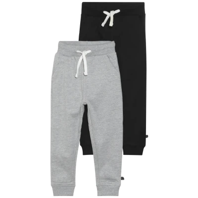 Bild av Minymo Basic 2 PACK Träningsbyxor för barn, Storlek: 104, Anthacite black
