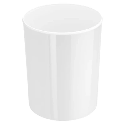 Bild av HAN designpapperskorg i line, elegant papperskorg, högglansig och snygg papperskorg för det moderna kontoret, 20 liter volym, 18200 12, vit