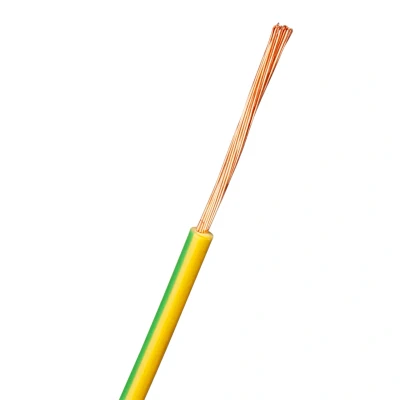 Bild av Nexans RK Kopplingskabel 1x1.5 mm², gröngul, 90C (H07V2 K) 1,5 mm²
