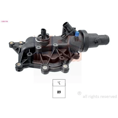 Bild av EPS 1.880.706 Thermostat d&#039;eau 89 Made in Italy OE Equivalent avec joint d&#039;étanchéite RENAULT: CLIO 3, MEGANE 2, SCENIC 2