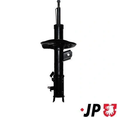 Bild av JP GROUP 4042101770 Amortisseur Essieu avant gauche Pression de gaz Système bitube Jambe suspension Goujon en haut NISSAN: Qashqai / Qashqai+2 I