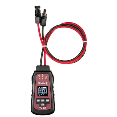 Bild av Testboy TV 510 Solpanelstestare för solceller, multimeter solcellsmodul (kontroll av solpaneler, mätning effekt, flera skydd, snabb och enkel att använda)