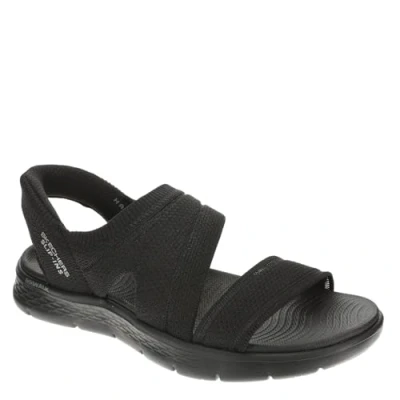 Bild av Skechers dam GO WALK FLEX SANDAL ENTICING sandaler, Svart, 42 EU