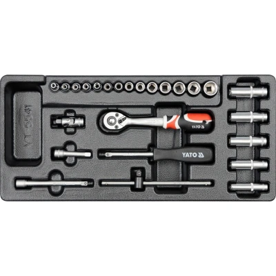 Bild av YATO YT 5541 Module servante 25 40 3.5, 4.0, 4.5, 5.0, 5.5, 6.0, 7.0, 8.0, 9.0, 10.0, 11.0, 12.0, 13.0, 14.0 170 380 1/4