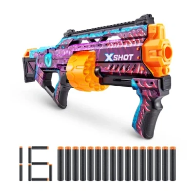 Bild av XShot Skins Last Stand, Engima, Foam Dart Blaster (16 pilar) Air Pocket Technology, Major Brand Compatible, Toy för barn, tonåringar, vuxna, frustrationsfri förpackning