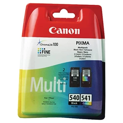 Bild av Canon 5225B006 Bläckpatroner, Svart/Färg 540/541, 2 x 80 ml