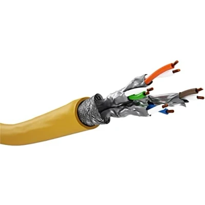Bild av ROLINE S/FTP (PiMF) kabel, Cat.8 (Klass I), massiv tråd, AWG22, LSOH, 100 m