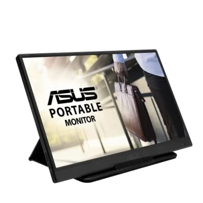 Bild av ASUS ZenScreen MB165B 15,6 tum bärbar USB skärm HD 1366x768, bilotation, lätt design, smartfodral, stativuttag TN panel, 16:9, antireflexd, svart