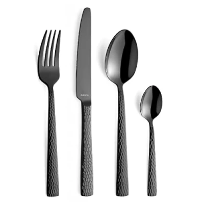 Bild av Amefa Cutlery Set Felicity Black 24 Piece