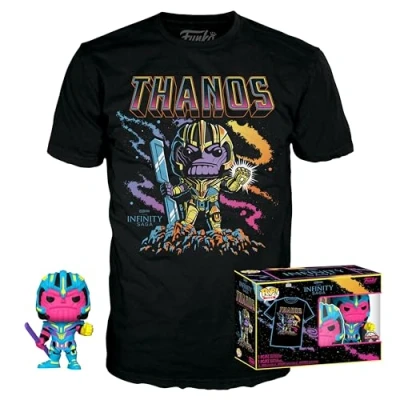 Bild av Funko! POP AND TEE Marvel Thanos (BKLT) L