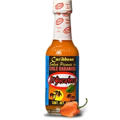 Bild av Yucateco Salsa Spicy Karibien Chile Habanero Hot Sauce 120ml