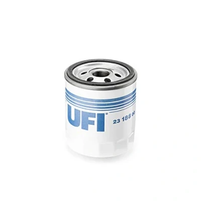 Bild av UFI 23.188.00 Filtre à huile 3/4 16 UNF avec un clapet de non retour vissé FORD: FIESTA 3, Escort 4, 6, MAZDA: 121 III 3/5 portes