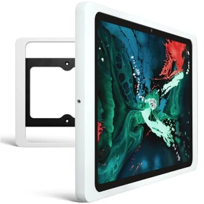 Bild av Displine Companion Wall 2.0 stöldsäkert väggfäste kompatibelt med iPad 10 (2022) 10,9 tum, vit