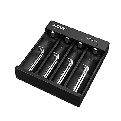 Bild av XTAR MC4S Batteriladdare, Type C, Li ion/Ni MH med 4 Celler, Svart