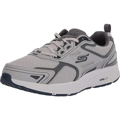 Bild av Skechers herr Go Run Consistent Sneaker, Grå marinblå, 9.5 UK X Wide