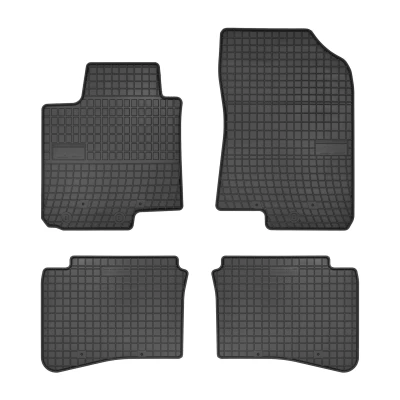 Bild av FROGUM 546016 Ensemble de tapis sol Caoutchouc avant et arrière 4 noir Sur mesure HYUNDAI: i20 II 3/5 portes