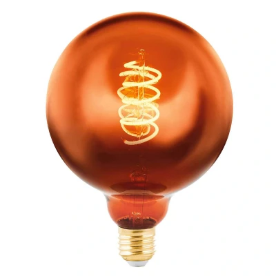 Bild av EGLO LED glob E27 G125 4W 2 000 K filament koppar