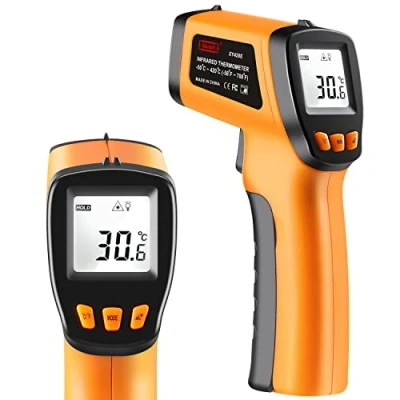 Bild av XinJiaYi infraröd termometer 58F 788F (inte för människor), lasertemperaturpistol pizzaugn, beröringsfri lasertermometerpistol matlagning/grill/frys, gul