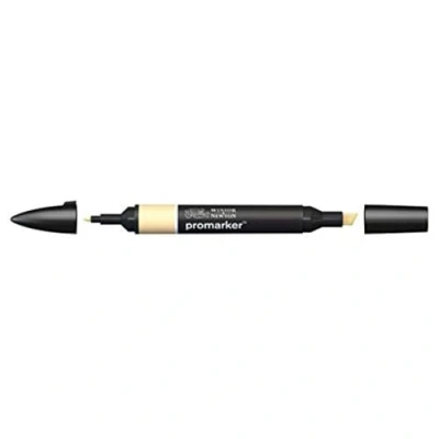 Bild av Winsor &amp; Newton &quot; ProMarker 0203284 professionell layoutmärkpenna 2 spetsar, fin och bred för ritningar, design layouter vanilj