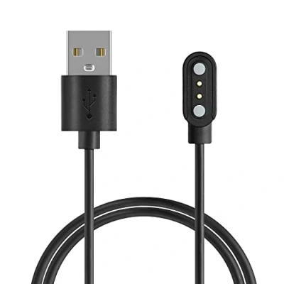 Bild av kwmobile USB kabelladdare kompatibel med Blackview R3/R3 Pro kabel laddningskabel för smartklocka svart
