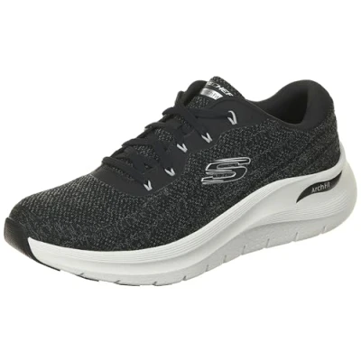 Bild av Skechers herr Arch Fit 2.0 Road Wave Sneaker, Svart, 47.5 EU