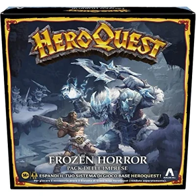 Bild av Avalon Hill Heroquest Pack från företaget Frozen Horror Game Dungeon Crawler 14 år, för att spela är det nödvändigt ha grundläggande spelet, flera färger språk: italienska krävs