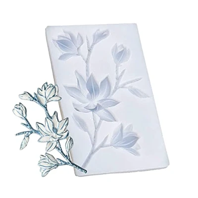 Bild av Splend Blommor silikon bakform, kaka blomma silikonform, gjutform fondant dekoration, för godis choklad dekoration gör det själv bakning verktyg