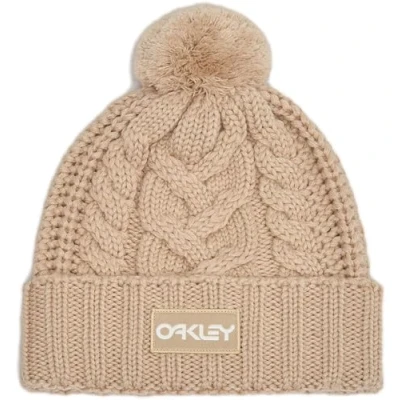 Bild av Oakley Beige Pom Beanie Harper Humus @ Hatstore
