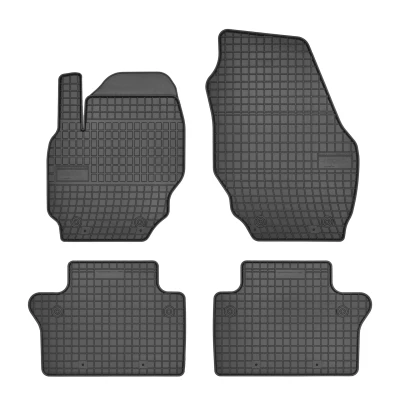 Bild av FROGUM 542940 Ensemble de tapis sol Caoutchouc avant et arrière 4 noir Sur mesure