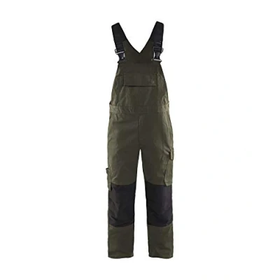Bild av HÄNGSELBYXA 2695 1330 STRETCH MÖRK OLIVGRÖN/SVART C44 Beijerbygg Byggmaterial