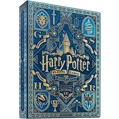 Bild av Theory11 Harry Potter kortlek Blå (Raven Claw)
