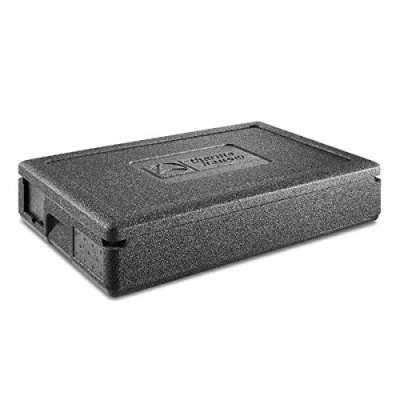 Bild av Thermohauser EPP termobox GN 1/1 gästgaller inklusive lock 15 liter volym 60 x 40 14,5 cm set med 5 färger instickskort