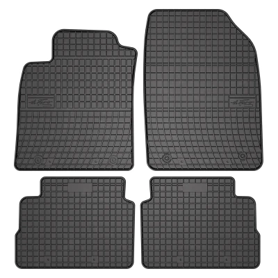 Bild av FROGUM 0703 Ensemble de tapis sol Caoutchouc avant et arrière 4 noir Sur mesure OPEL: Vectra C Caravan, Signum CC