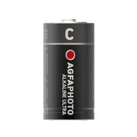 Bild av AgfaPhoto 110 851839, Engångsbatteri, C, Alkalisk, 1,5 V, 2 styck, Grå, Röd, Vit