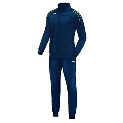 Bild av JAKO Herr träningsoverall polyester Classico, nattblå/citro, XXL, M9150