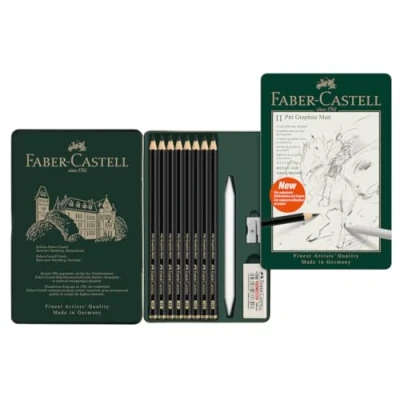 Bild av Faber Castell Grafit Pennset, Grafit, 11 stycken