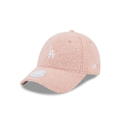 Bild av New Era MLB Rosa Adjustable Keps Los Angeles Dodgers Teddy 9FORTY Light Pink @ Hatstore
