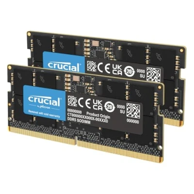 Bild av Crucial RAM CT2K16G48C40S5 32GB Kit (2x16GB) DDR5 4800MHz CL40 Laptopminne