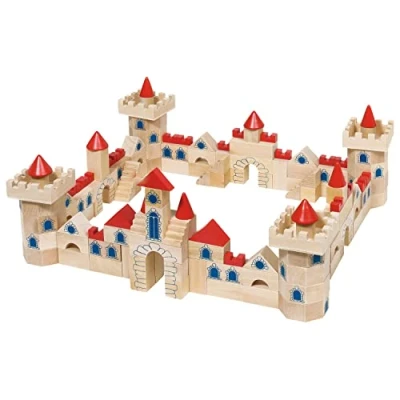 Bild av Goki Wooden Building Blocks Castle