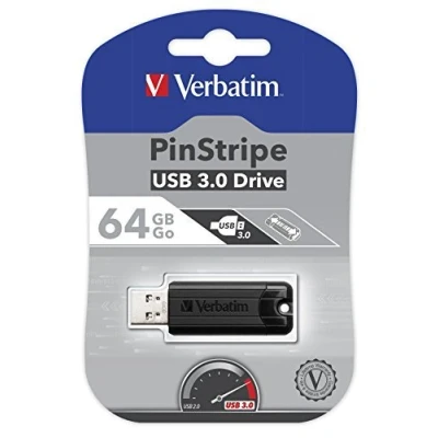 Bild av Verbatim 49318 64GB Store&#039;n&#039;Go kritstreck USB 3.0 Flash enhet, Svart