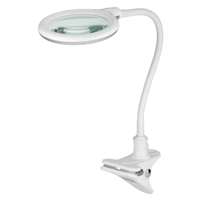 Bild av goobay 60365 LED förstoring med lamp/plast lamp/6 W strömförbrukning, färgtemperatur 6200 K/lysande flöde 480 lm/driftspänning 230 V (AC) / vit