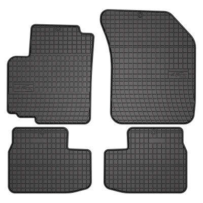 Bild av FROGUM 0603 Ensemble de tapis sol Caoutchouc avant et arrière 4 noir Sur mesure SUZUKI: Splash, OPEL: Agila B