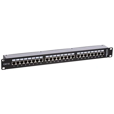 Bild av DeLOCK 19&quot; Coupler Patch Panel 24 Port Cat.6