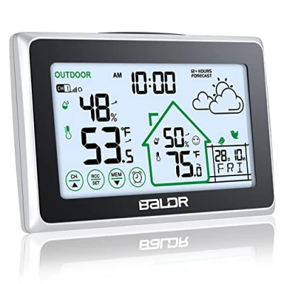 Bild av Väderstation med display BD 909 vit