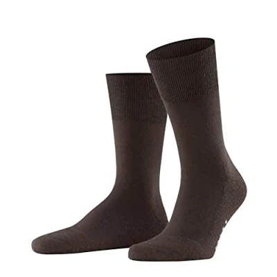 Bild av FALKE Flygplats för män plus strumpor merinoull/bomullsblandning, flera färger, storlekar i Storbritannien 5,512,5 (EU 39 48), 1 par varm, plyschsula Brown (Brown 5930), 7 8