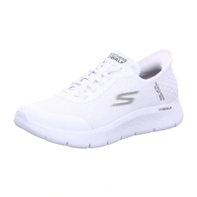 Bild av Skechers herr fria slip ins go walk flex hands up sneakers, Vit, 41 EU