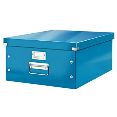 Bild av Leitz WOW Click And Store Förvaringsbox, A3, Med Lock, Blå, 60450036